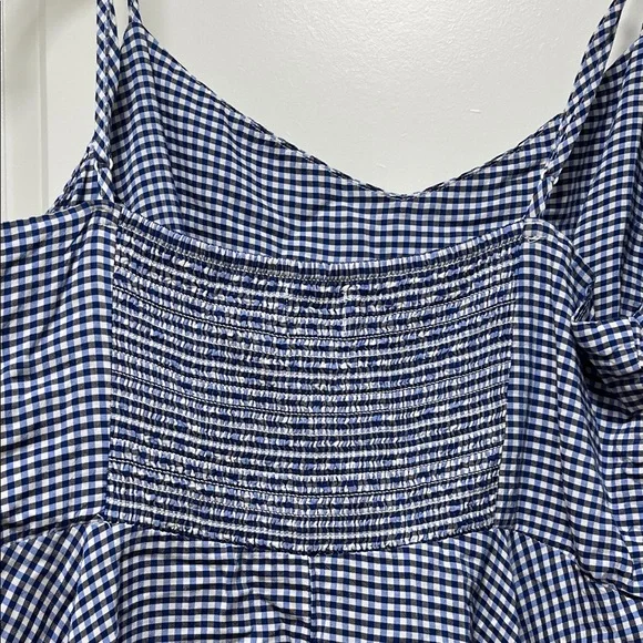 Old Navy Blue Gingham Women's Dress - Picture 5 of 5